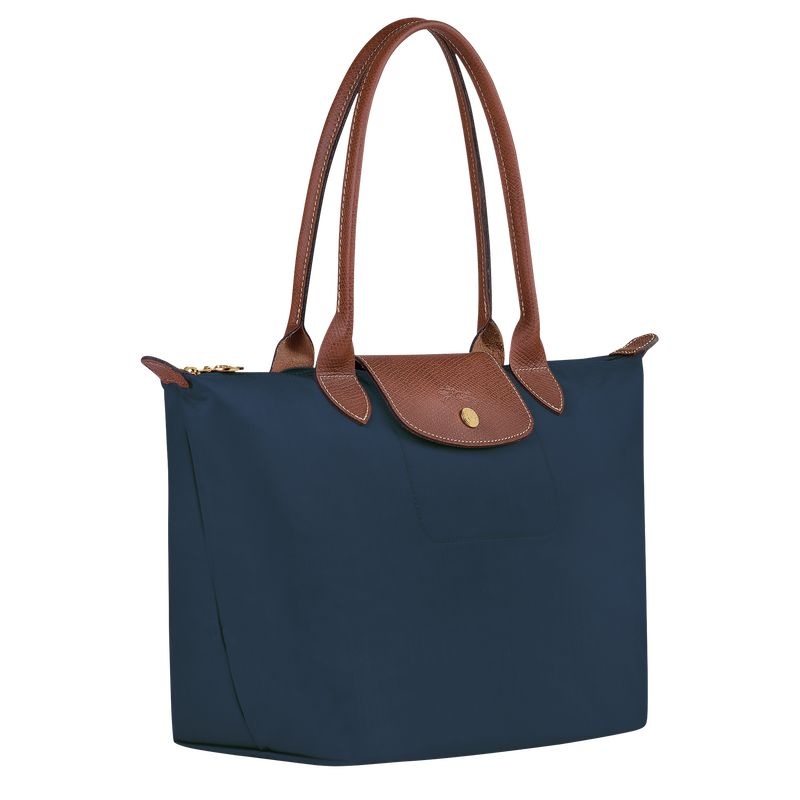 Navy Longchamp Le Pliage Original M Women's Tote Bags | 4751-NGJDL