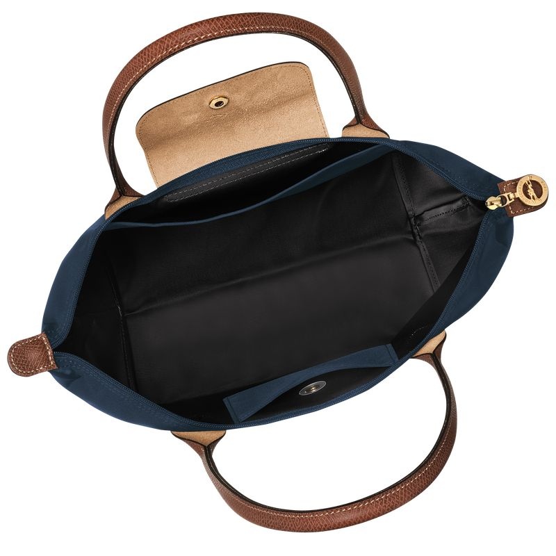 Navy Longchamp Le Pliage Original M Women's Tote Bags | 4751-NGJDL