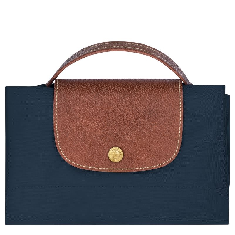 Navy Longchamp Le Pliage Original S Women's Briefcase | 6934-CJDIY