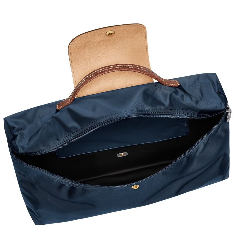 Navy Longchamp Le Pliage Original S Women's Briefcase | 0369-MWXJY