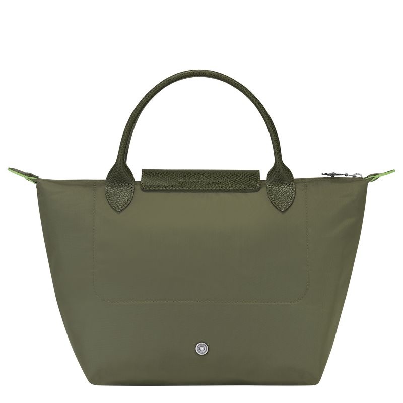 Olive Longchamp Le Pliage Green S Women's Handbag | 0423-DNQLC