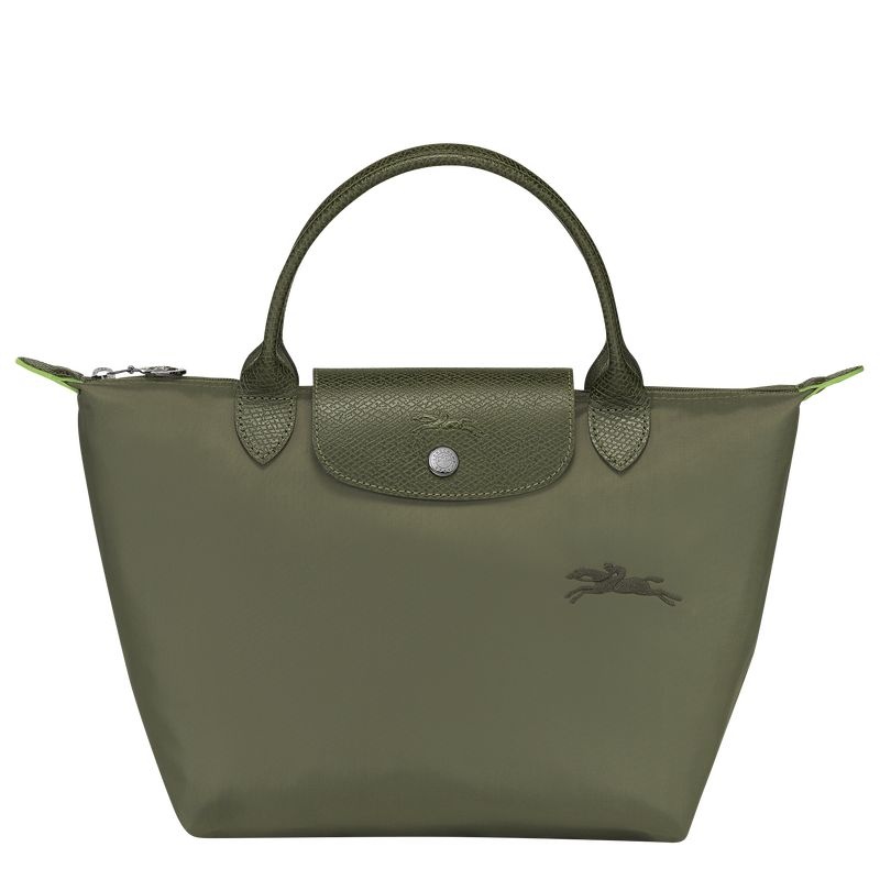 Olive Longchamp Le Pliage Green S Women\'s Handbag | 0423-DNQLC