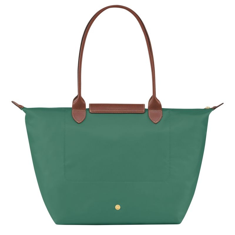 Olive Longchamp Le Pliage Original L Women's Tote Bags | 3407-ISDTU