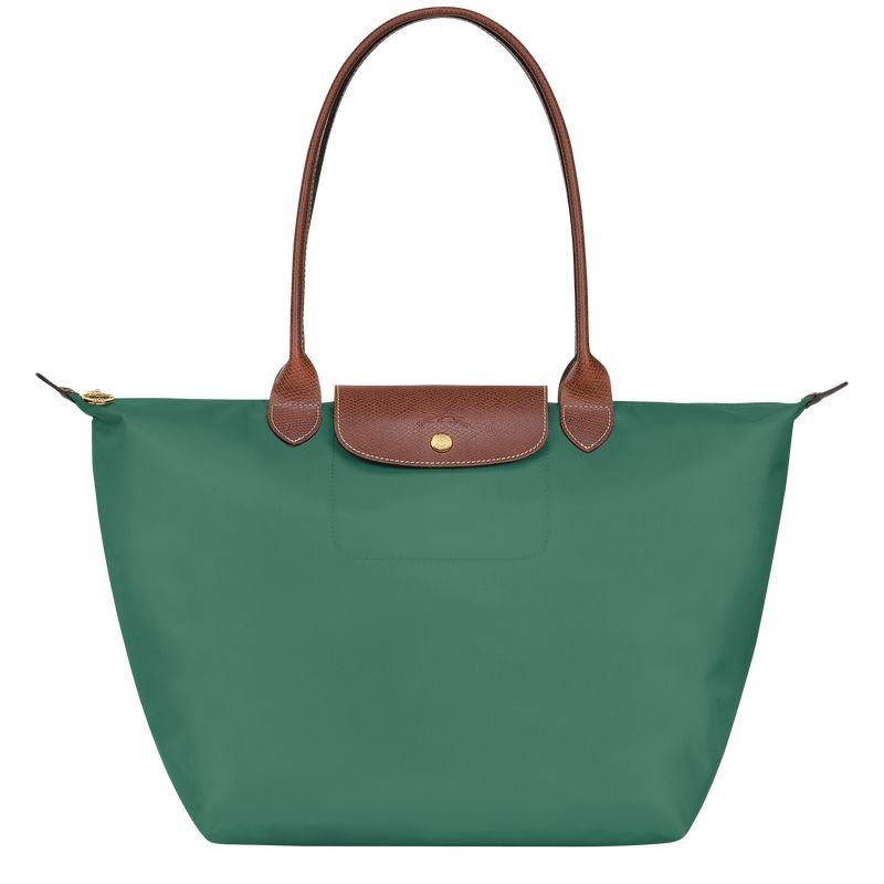 Olive Longchamp Le Pliage Original L Women\'s Tote Bags | 3407-ISDTU