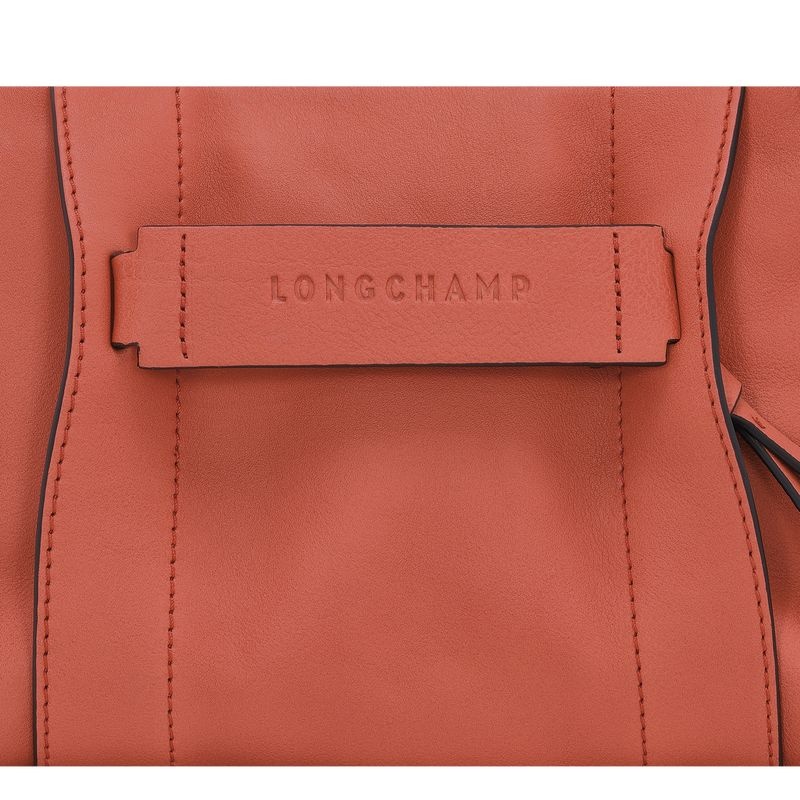 Orange Longchamp 3D S Women's Crossbody Bags | 7904-GCUTS