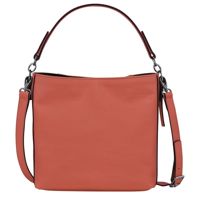 Orange Longchamp 3D S Women's Crossbody Bags | 6183-WDQCU