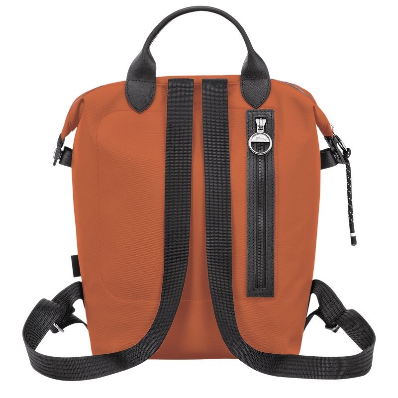 Orange Longchamp Le Pliage Energy L Women's Backpacks | 8046-OKJTC