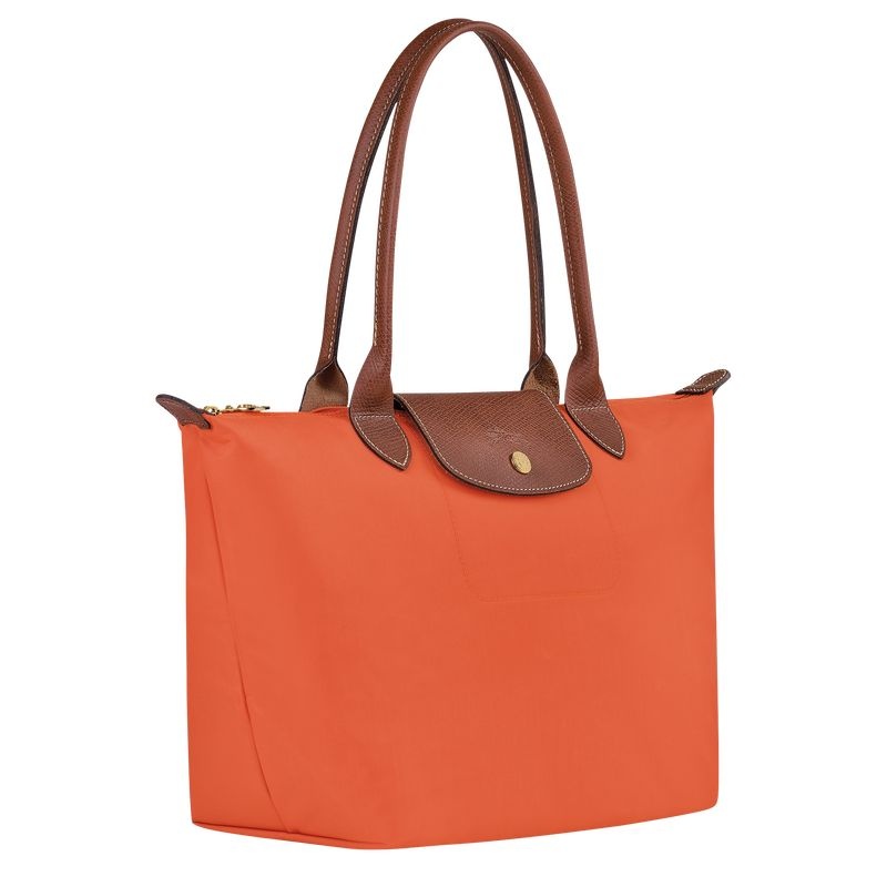 Orange Longchamp Le Pliage Original M Women's Tote Bags | 3615-KYGEJ