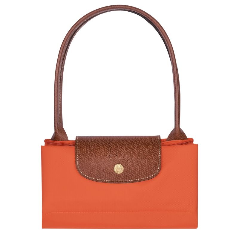 Orange Longchamp Le Pliage Original M Women's Tote Bags | 3615-KYGEJ