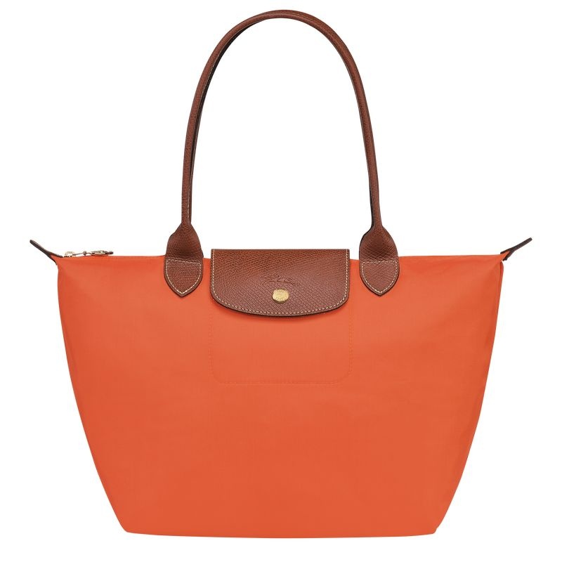 Orange Longchamp Le Pliage Original M Women\'s Tote Bags | 3615-KYGEJ