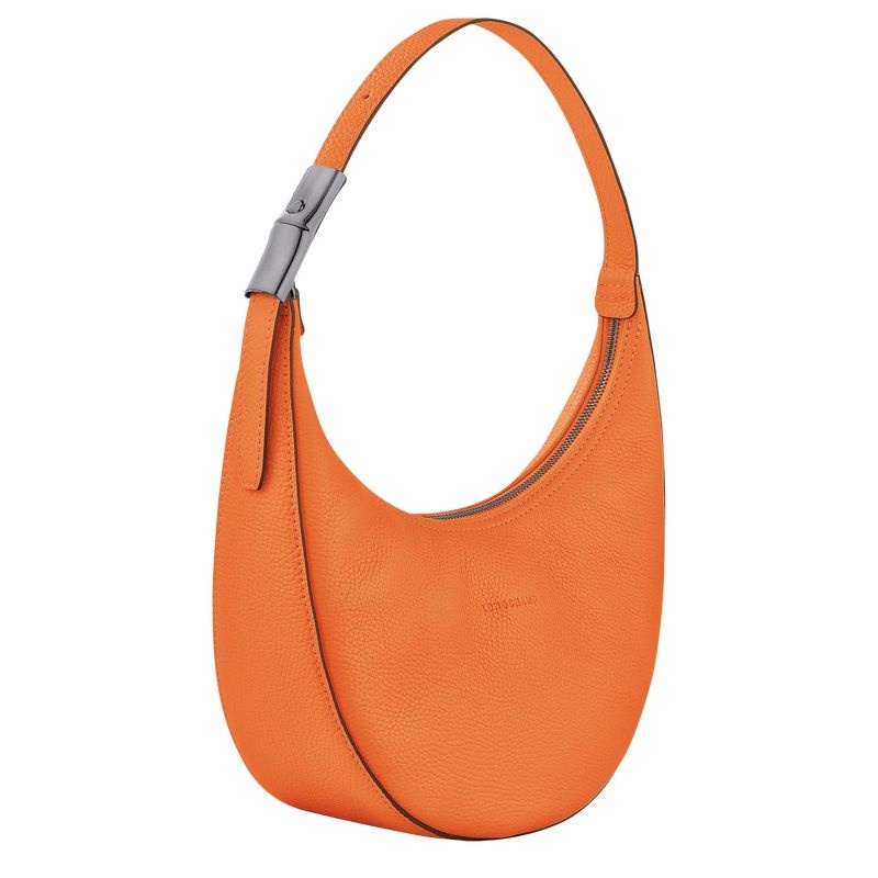 Orange Longchamp Roseau Essential M Women's Hobo Bag | 7691-FDEHM