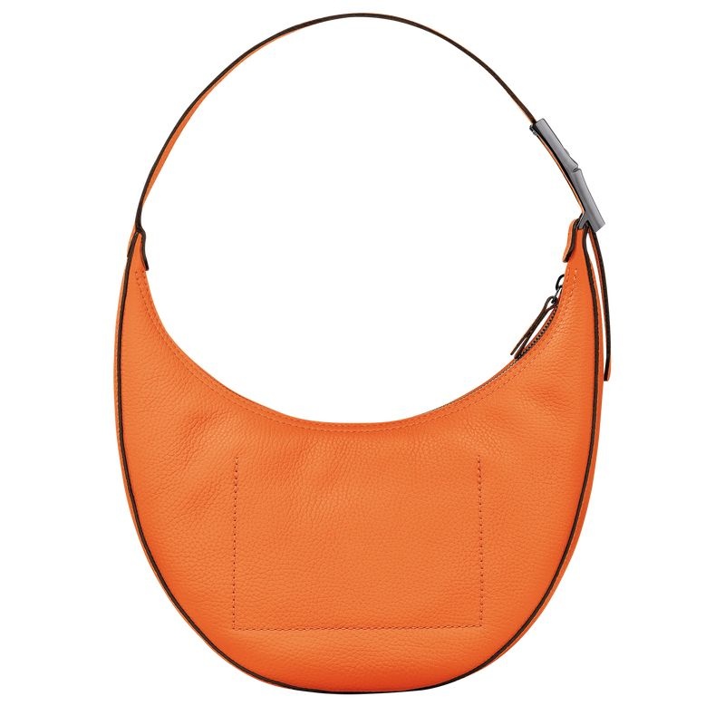 Orange Longchamp Roseau Essential M Women's Hobo Bag | 7691-FDEHM