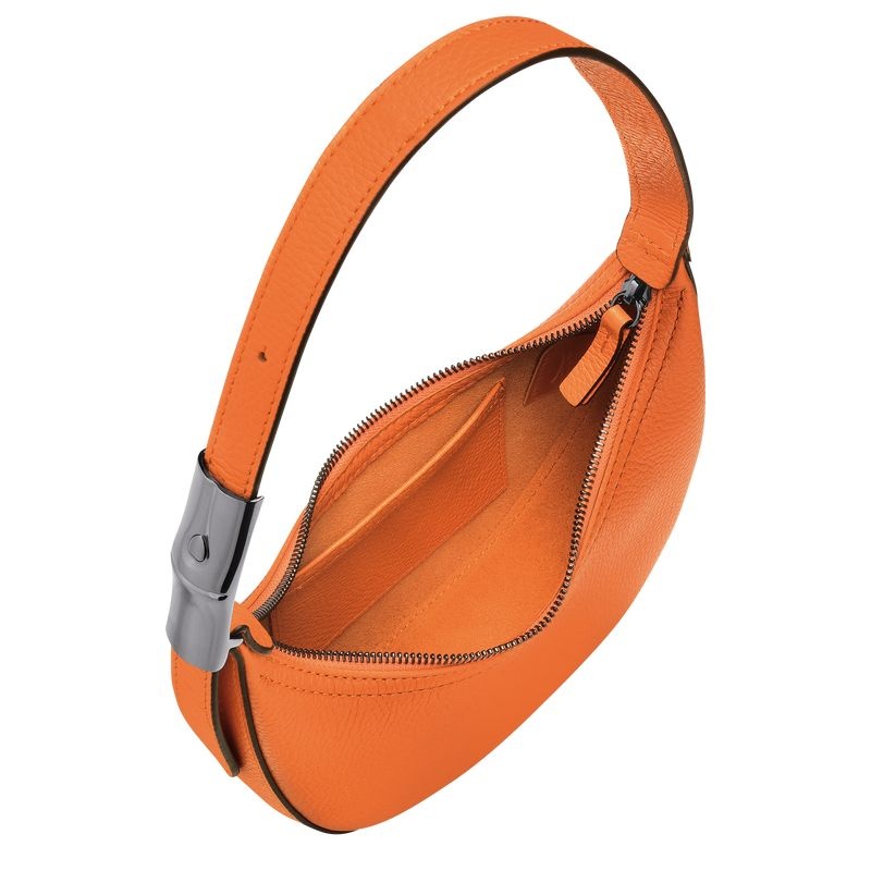 Orange Longchamp Roseau Essential S Women's Hobo Bag | 9065-OFZEL