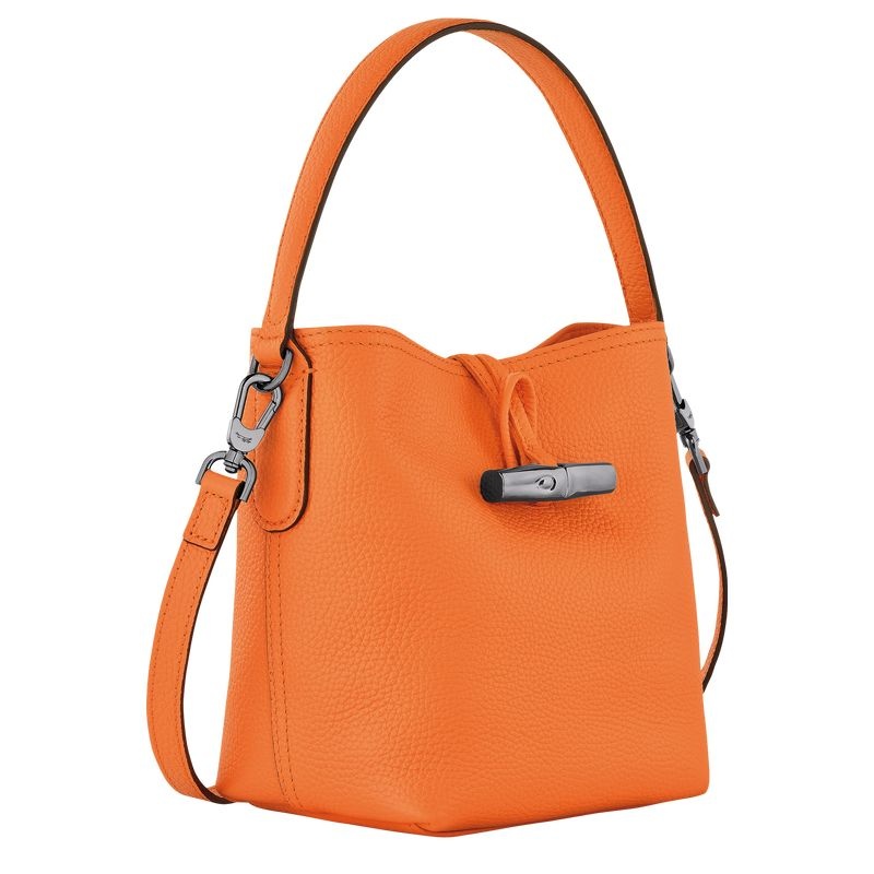 Orange Longchamp Roseau Essential XS Women's Bucket Bags | 8547-PYXGV