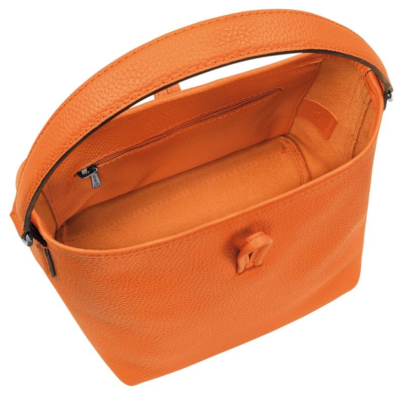 Orange Longchamp Roseau Essential XS Women's Bucket Bags | 8547-PYXGV