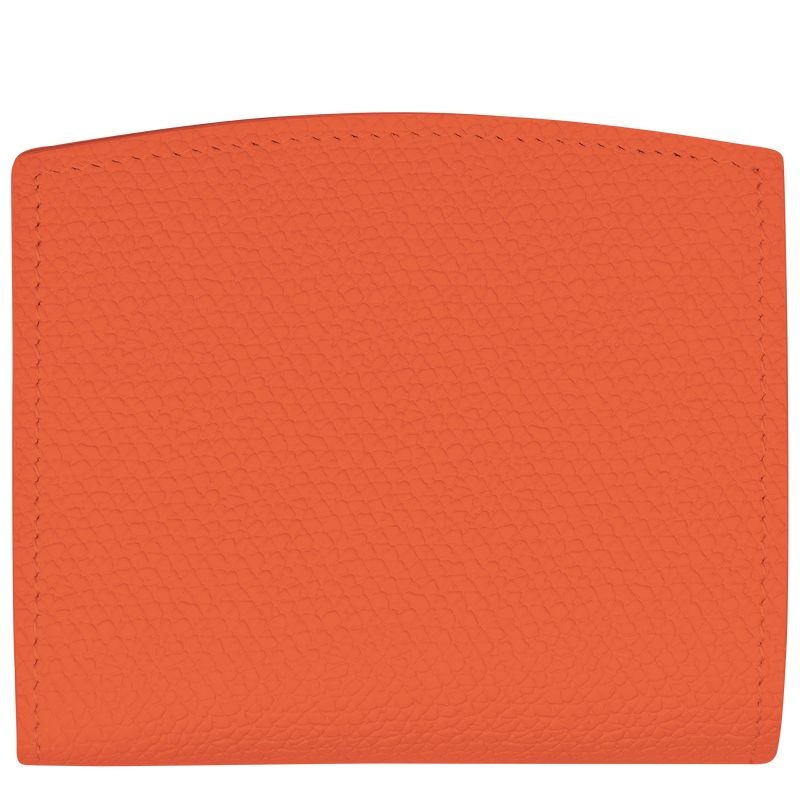 Orange Longchamp Roseau Women's Wallet | 6451-LXMRA