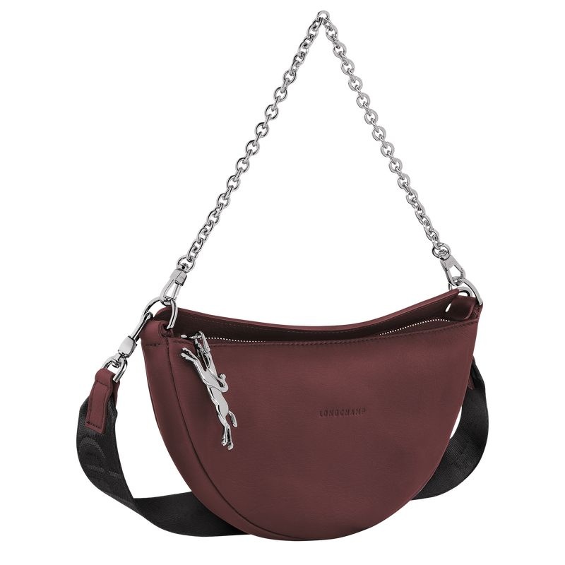 Purple Longchamp Smile S Women's Shoulder Bags | 5729-MCAYG