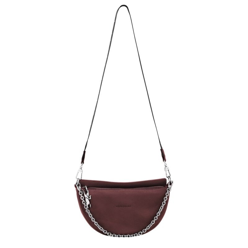 Purple Longchamp Smile S Women's Shoulder Bags | 5729-MCAYG