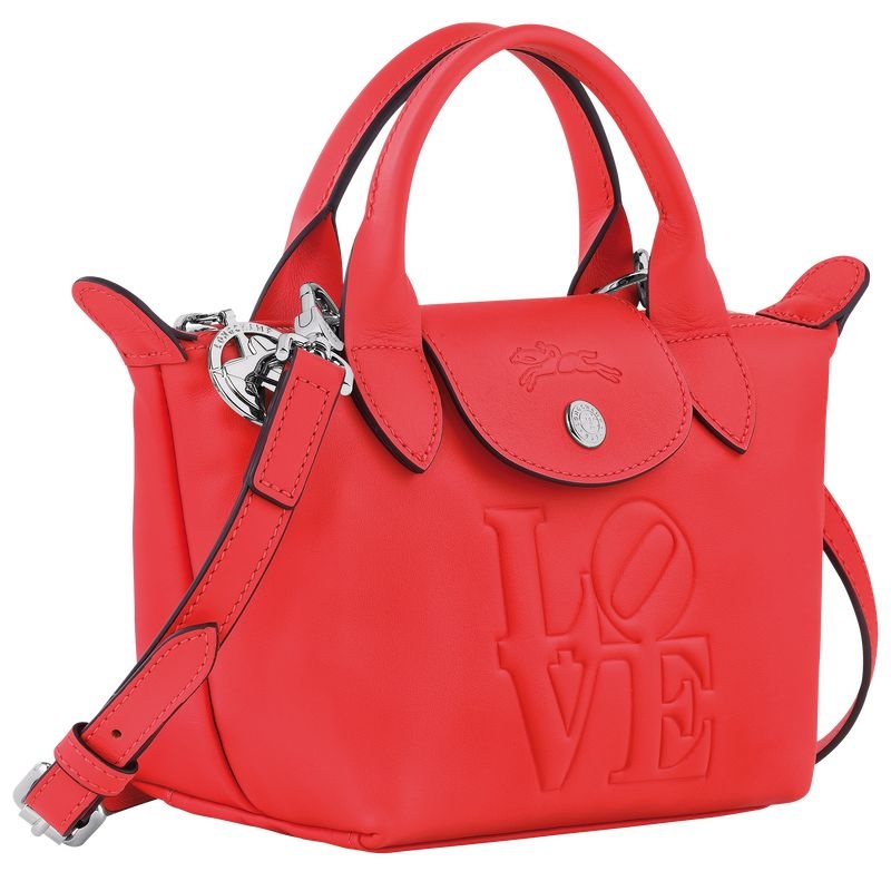 Red Longchamp x Robert Indiana XS Women's Handbag | 9716-BZYQJ