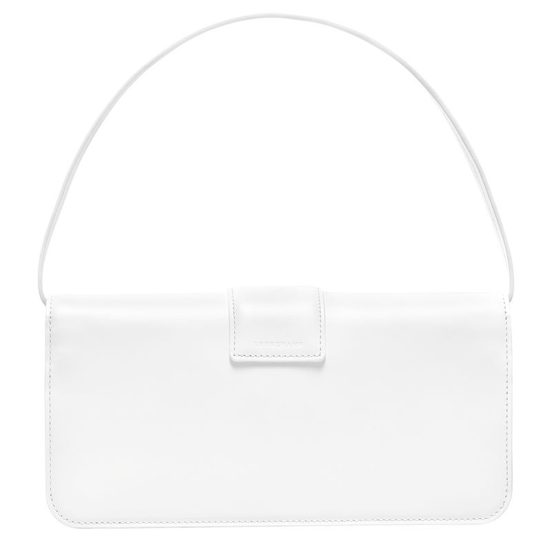 White Longchamp Box-Trot M Women's Shoulder Bags | 2781-HDCNL