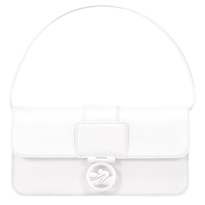 White Longchamp Box-Trot M Women\'s Shoulder Bags | 2781-HDCNL