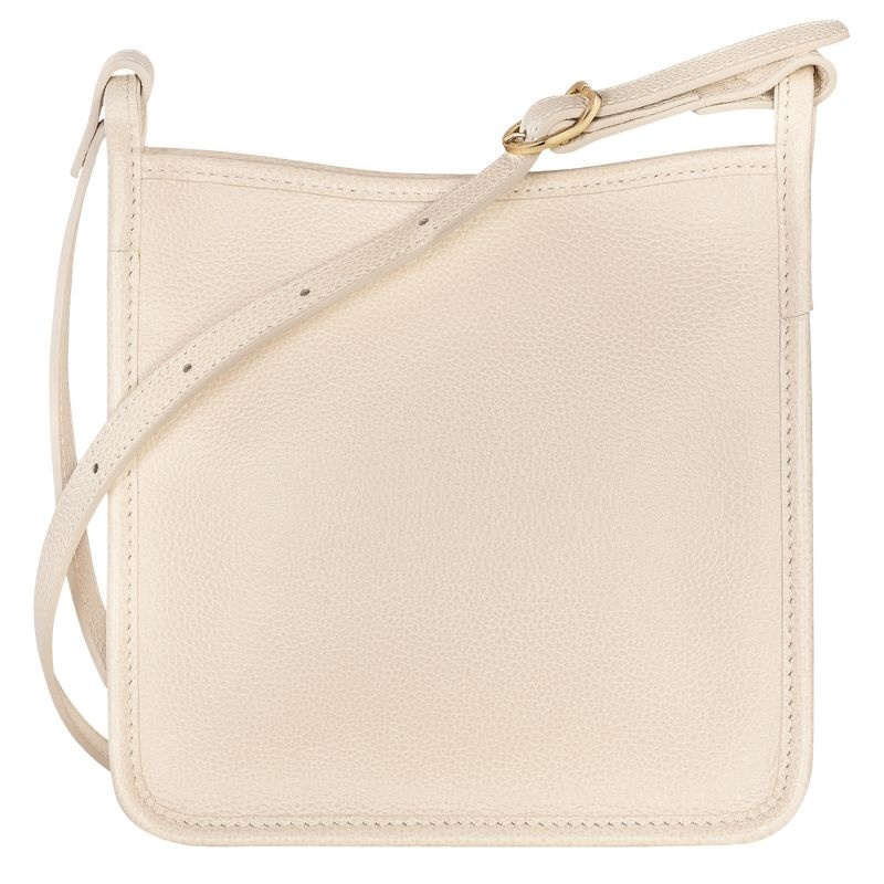 White Longchamp Le Foulonné S Women's Crossbody Bags | 9042-ICFQM