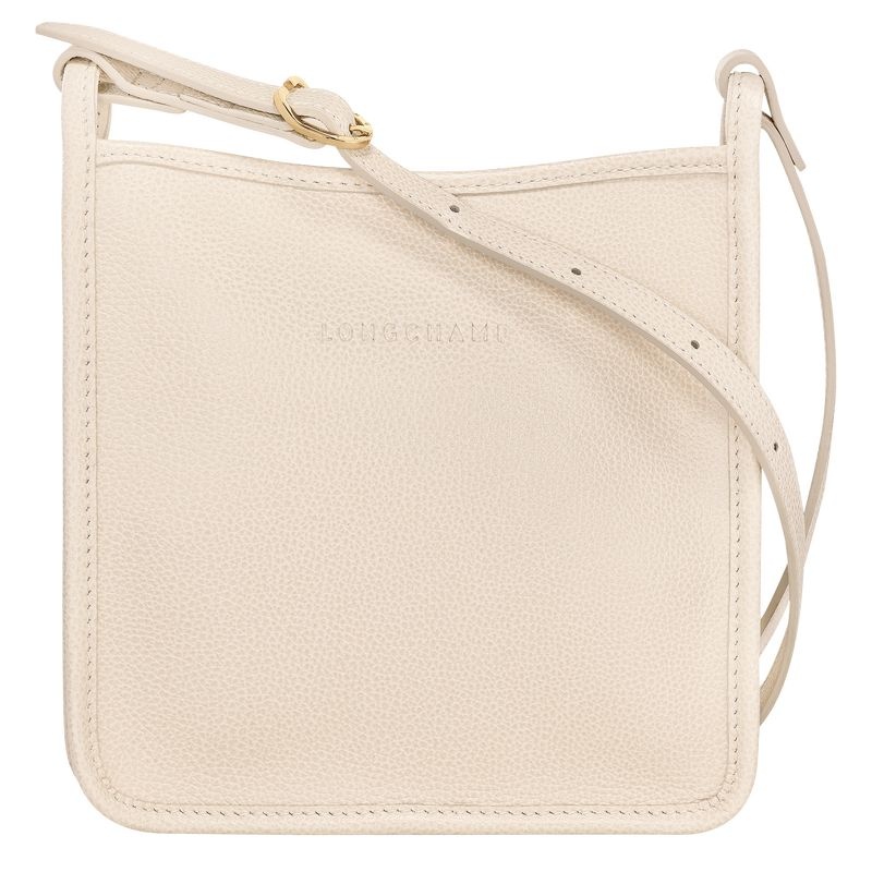 White Longchamp Le Foulonné S Women\'s Crossbody Bags | 9042-ICFQM