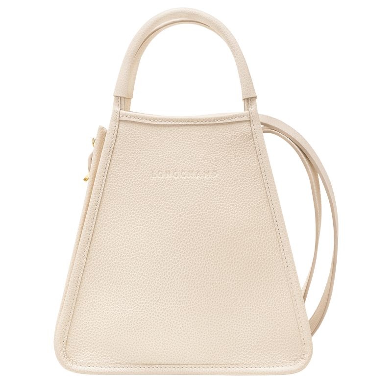 White Longchamp Le Foulonné S Women\'s Handbag | 8256-ZJNCK