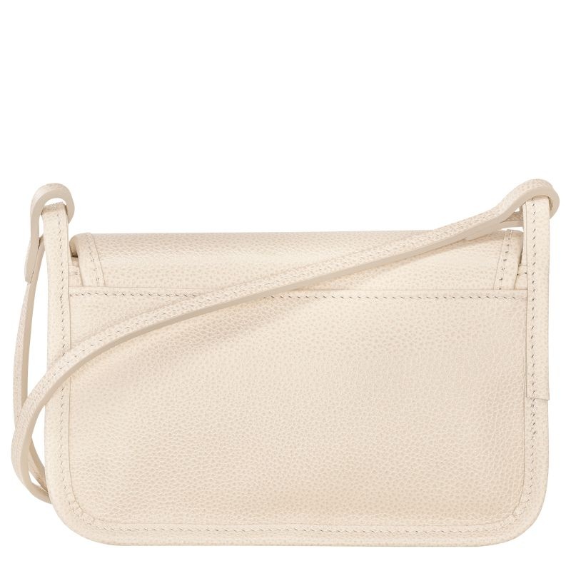 White Longchamp Le Foulonné XS Women's Clutch Bag | 1275-DVAHW