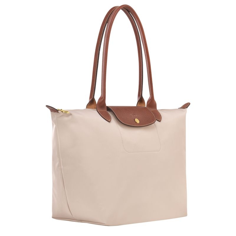 White Longchamp Le Pliage Original L Women's Tote Bags | 8315-RINWD