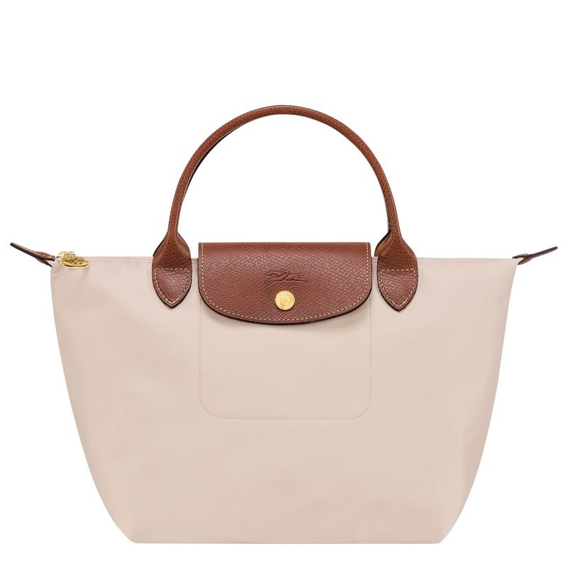 White Longchamp Le Pliage Original S Women\'s Handbag | 0697-WLZMS