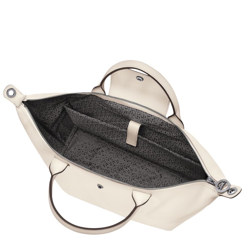 White Longchamp Le Pliage Xtra L Women's Handbag | 2418-AFTYM