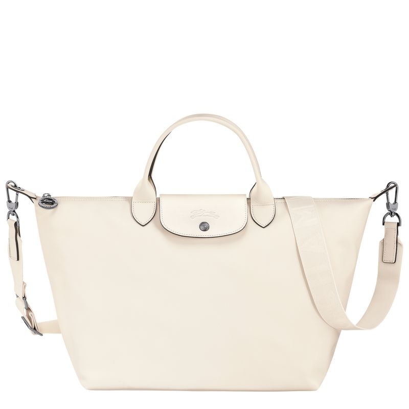 White Longchamp Le Pliage Xtra L Women\'s Handbag | 2418-AFTYM