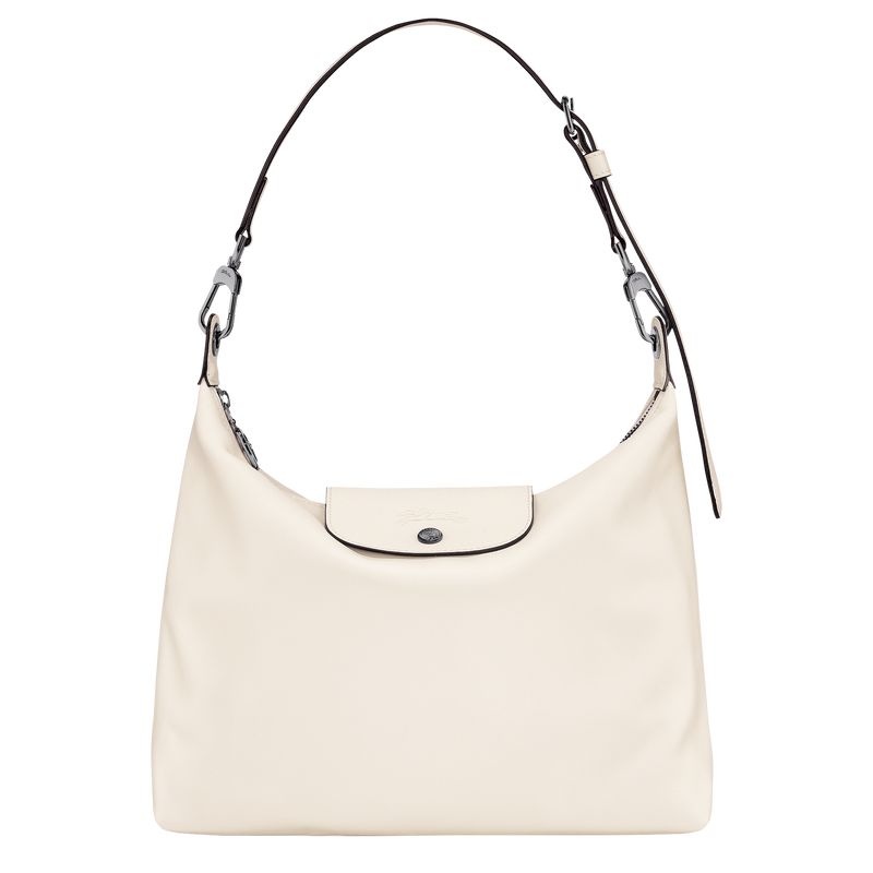 White Longchamp Le Pliage Xtra M Women\'s Hobo Bag | 9736-TZVUW