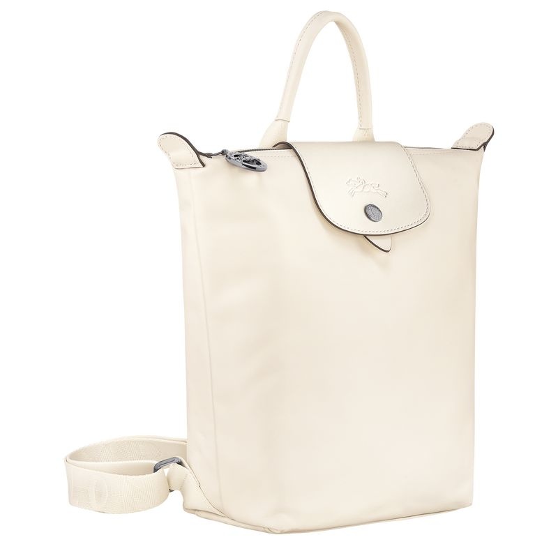 White Longchamp Le Pliage Xtra S Women's Backpacks | 7631-PRFQS