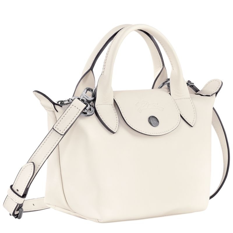 White Longchamp Le Pliage Xtra XS Women's Handbag | 1674-RGASM