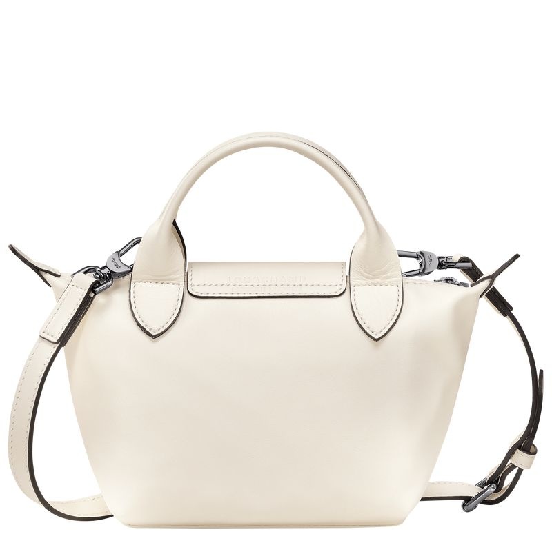 White Longchamp Le Pliage Xtra XS Women's Handbag | 1674-RGASM