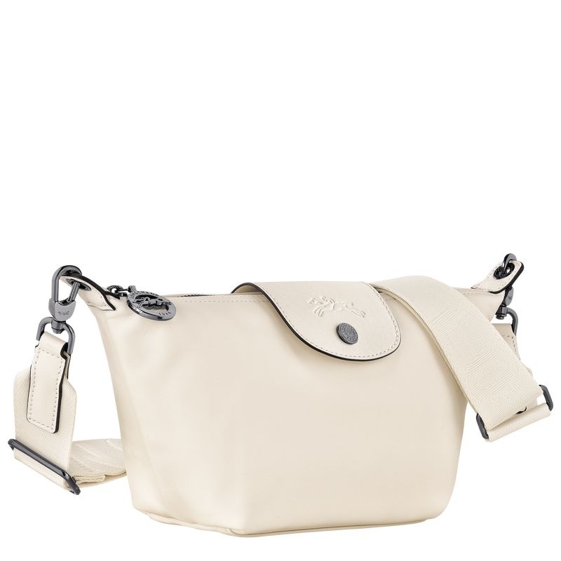 White Longchamp Le Pliage Xtra XS Women's Shoulder Bags | 5142-ZURJF