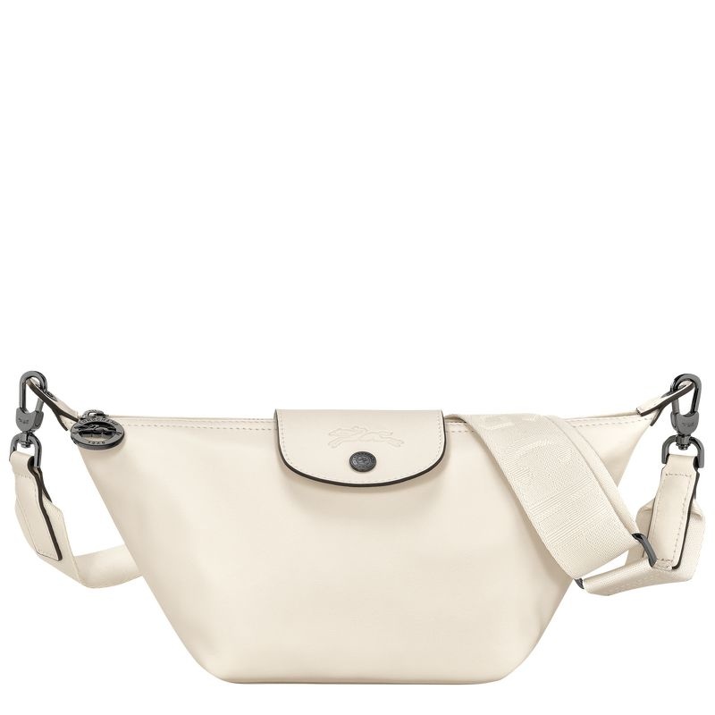 White Longchamp Le Pliage Xtra XS Women\'s Shoulder Bags | 5142-ZURJF