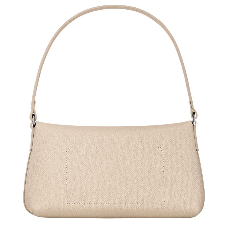 White Longchamp Roseau S Women's Hobo Bag | 6412-VTIQJ