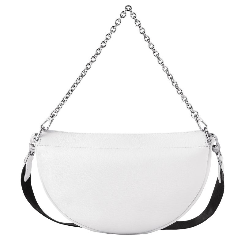 White Longchamp Smile S Women's Shoulder Bags | 2094-NABIS