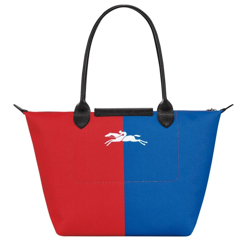 White Longchamp x Robert Indiana M Women's Tote Bags | 5273-ZJFXM