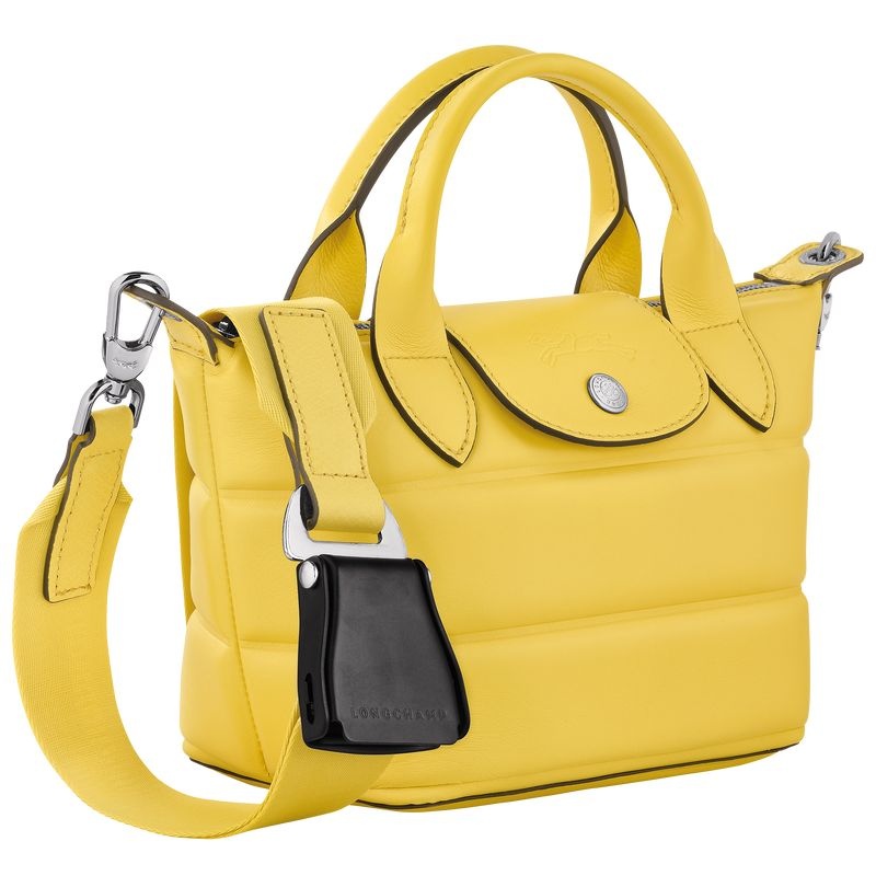 Yellow Longchamp Le Pliage Xtra XS Women's Handbag | 1049-EBDHN