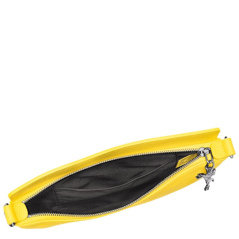 Yellow Longchamp Smile S Women's Shoulder Bags | 9853-WJMPI