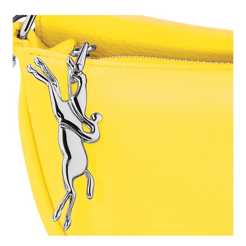 Yellow Longchamp Smile S Women's Shoulder Bags | 9853-WJMPI